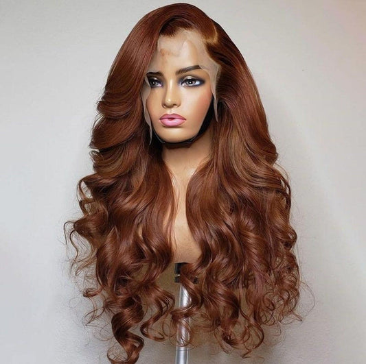 Brown Body Wave Lace Frontal Wig