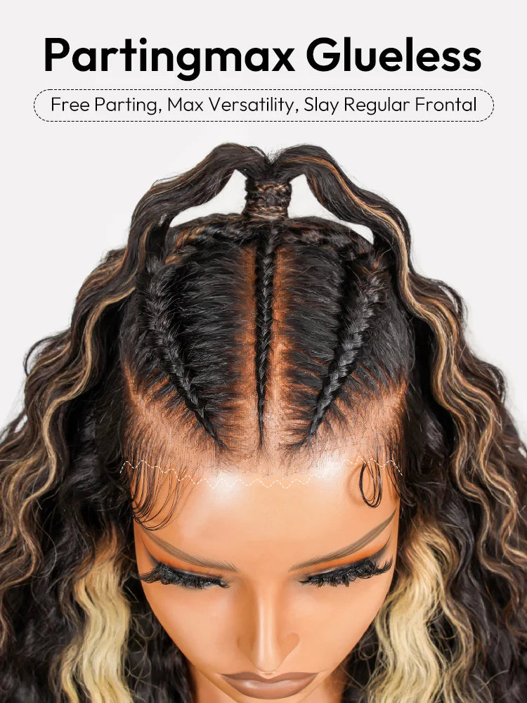 Highlight Ready To Go Crimped Wavy Lace Frontal Wig