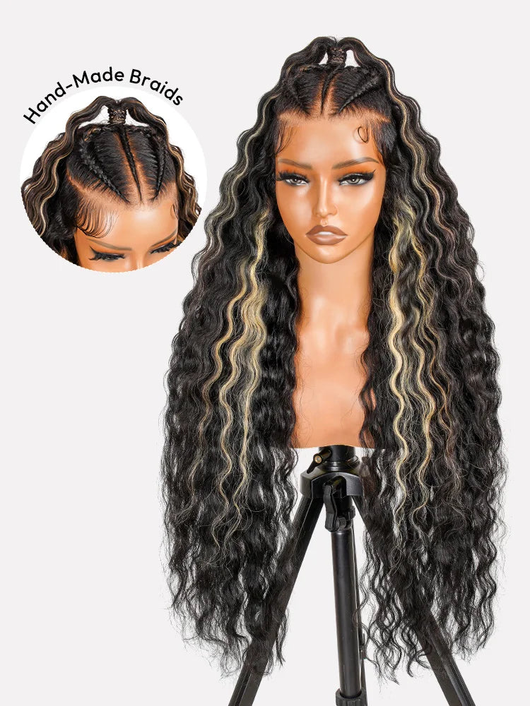 Highlight Ready To Go Crimped Wavy Lace Frontal Wig