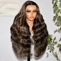 Highlight Color Body Wave Lace Frontal Wig