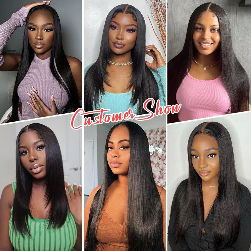 Black Straight Lace Frontal Wig