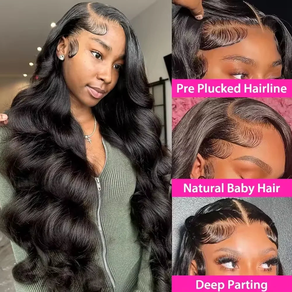 Raw Peruvian Body Wave HD Lace Frontal Human Hair Wigs